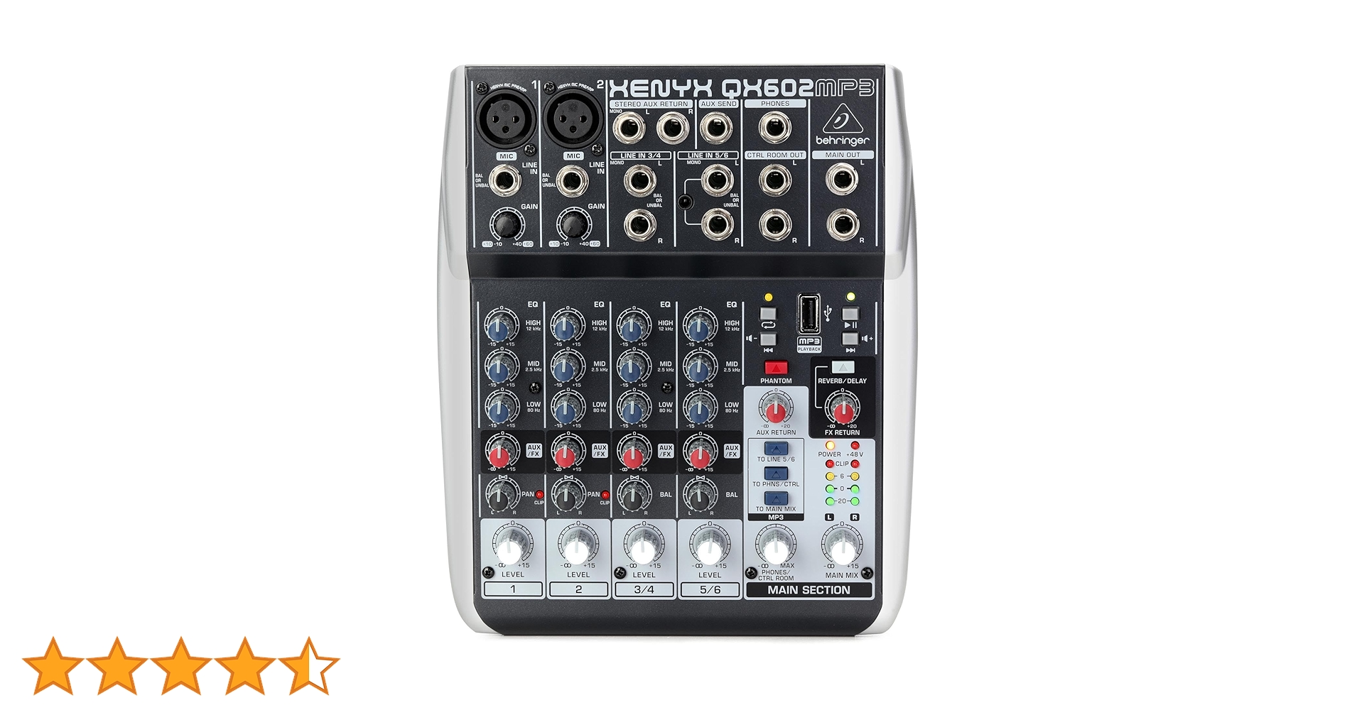 ★新品未使用品★ XENYX QX602MP3 6chアナログミキサー Amazon.com: QX602MP3 : Musical Instruments